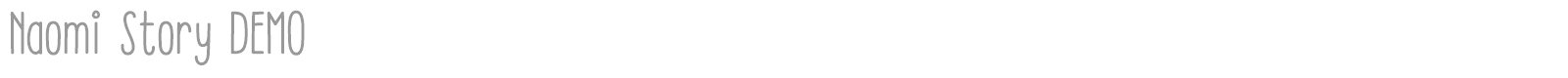 Naomi Story font preview